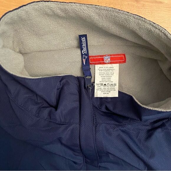 New England Patriots NFL Fleece Lined Nylon Jacket Size 2XL - Picture 3 of 4